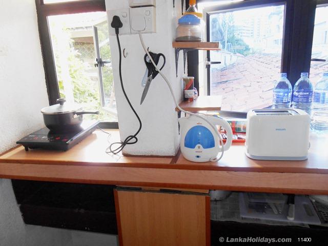 Kitchen with Induction Cooker